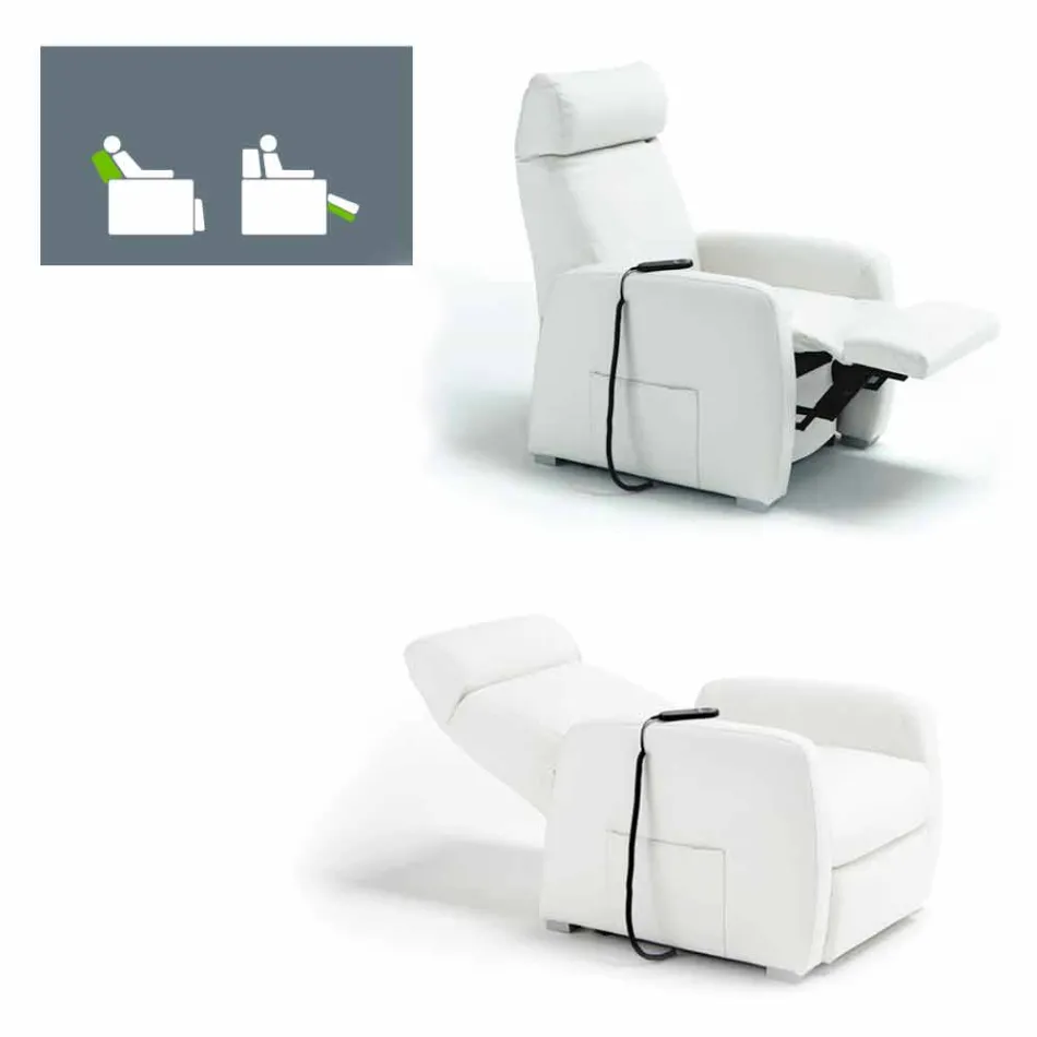 détente design Fauteuil alzapersona Via Firenze 2 moteurs Viadurini
