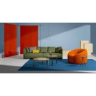 Fauteuil Relax Design Moderne Fabriqué en Italie en Tissu Coloré - Baloo Viadurini
