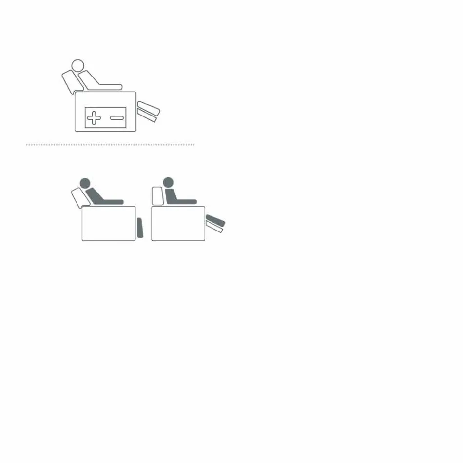 Fauteuil pivotant motorisé 2 moteurs de détente design italien Bao Viadurini