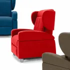 Fauteuil orthopédique se détendre 4 moteurs fabriqués en Italie Giglio, design moderne Viadurini