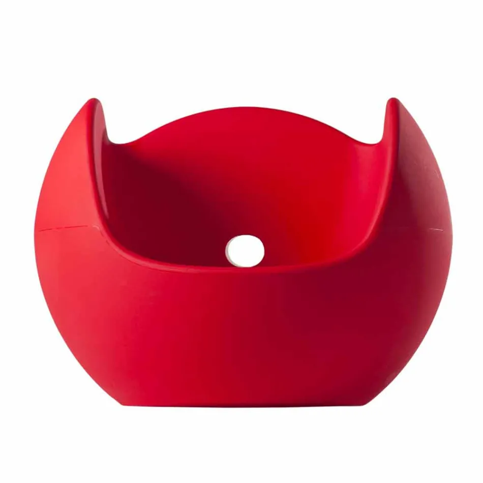 Fauteuil à bascule de forme ronde Slide Blos design coloré fabriqué en Italie Viadurini