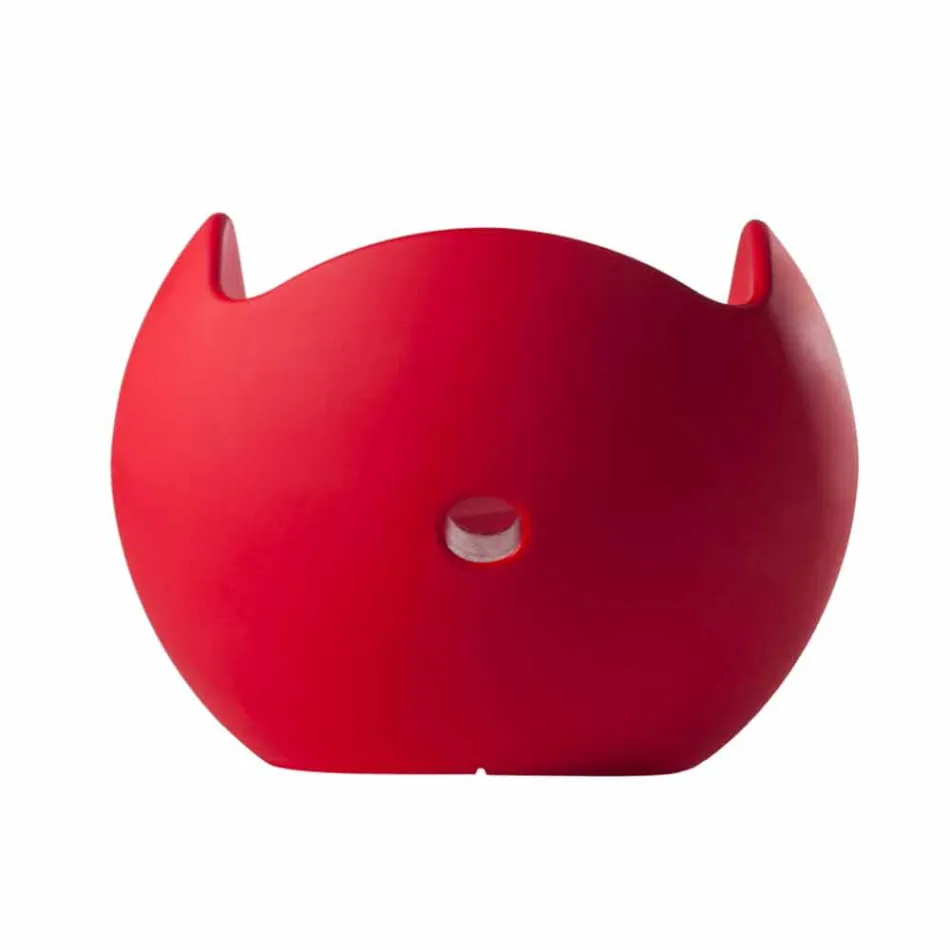 Fauteuil à bascule de forme ronde Slide Blos design coloré fabriqué en Italie Viadurini