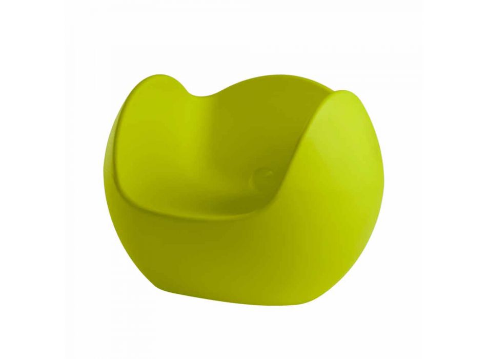 Fauteuil à bascule de forme ronde Slide Blos design coloré fabriqué en Italie Viadurini