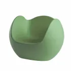 Fauteuil à bascule de forme ronde Slide Blos design coloré fabriqué en Italie Viadurini