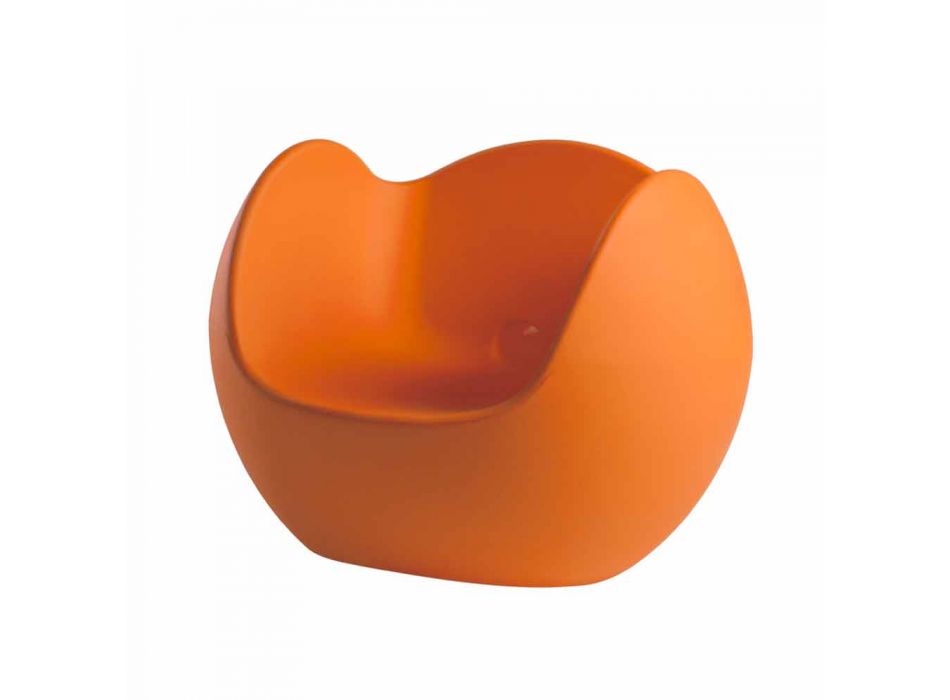 Fauteuil à bascule de forme ronde Slide Blos design coloré fabriqué en Italie Viadurini