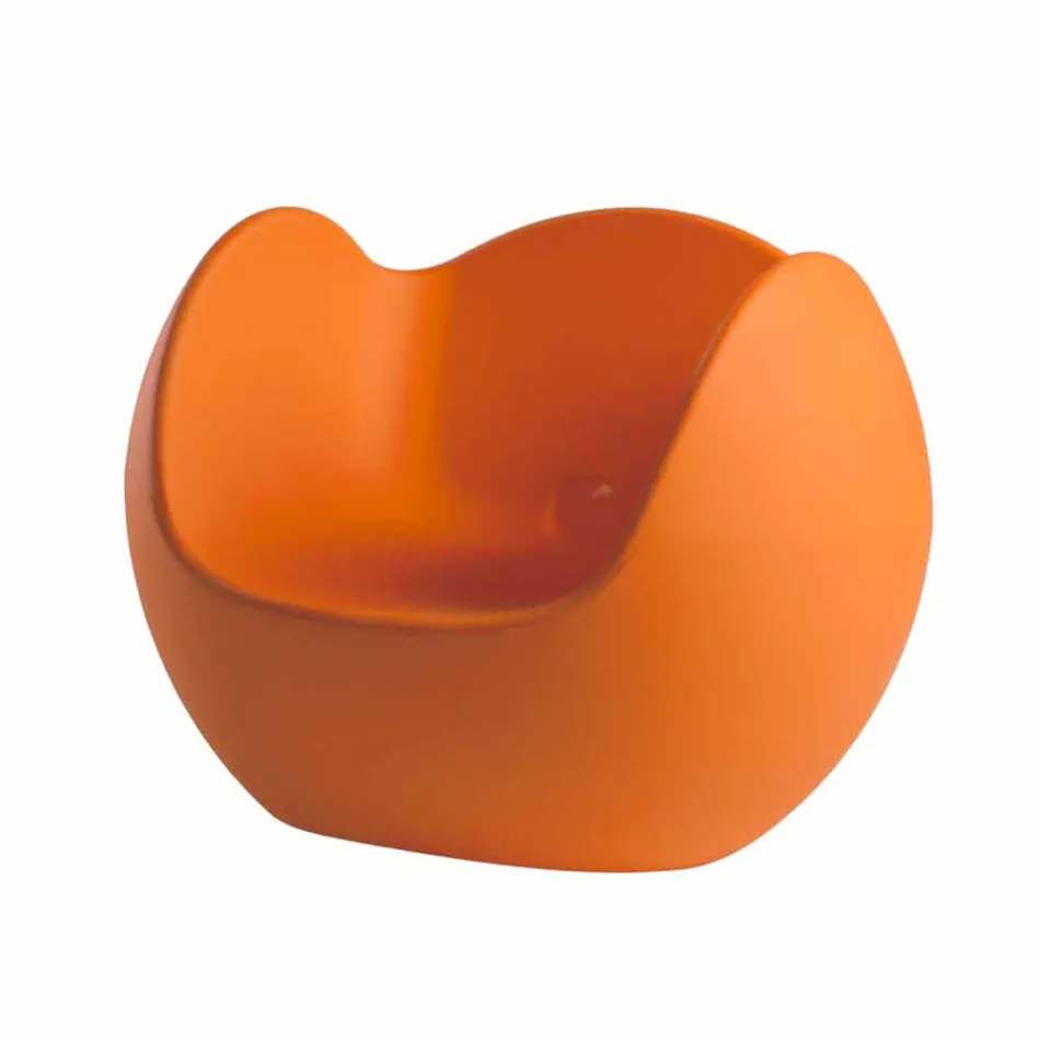 Fauteuil à bascule de forme ronde Slide Blos design coloré fabriqué en Italie Viadurini