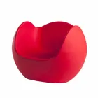 Fauteuil à bascule de forme ronde Slide Blos design coloré fabriqué en Italie Viadurini