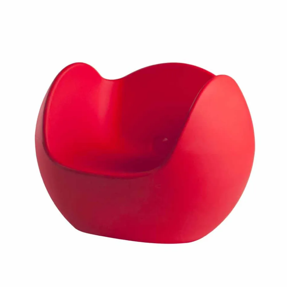Fauteuil à bascule de forme ronde Slide Blos design coloré fabriqué en Italie Viadurini