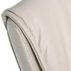 Chaise de Bureau Luge Acier et Eco-cuir avec Accoudoirs 2 Pcs - Monaldo Viadurini