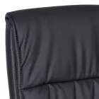 Chaise de Bureau Luge Acier et Eco-cuir avec Accoudoirs 2 Pcs - Monaldo Viadurini