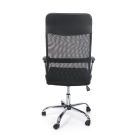 Chaise de bureau Accoudoirs et appui-tête en acier et tissu maillé - Cerreto Viadurini