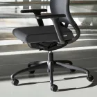 Fauteuil de bureau design ergonomique pivotant écologique avec appui-tête - Meliva Viadurini