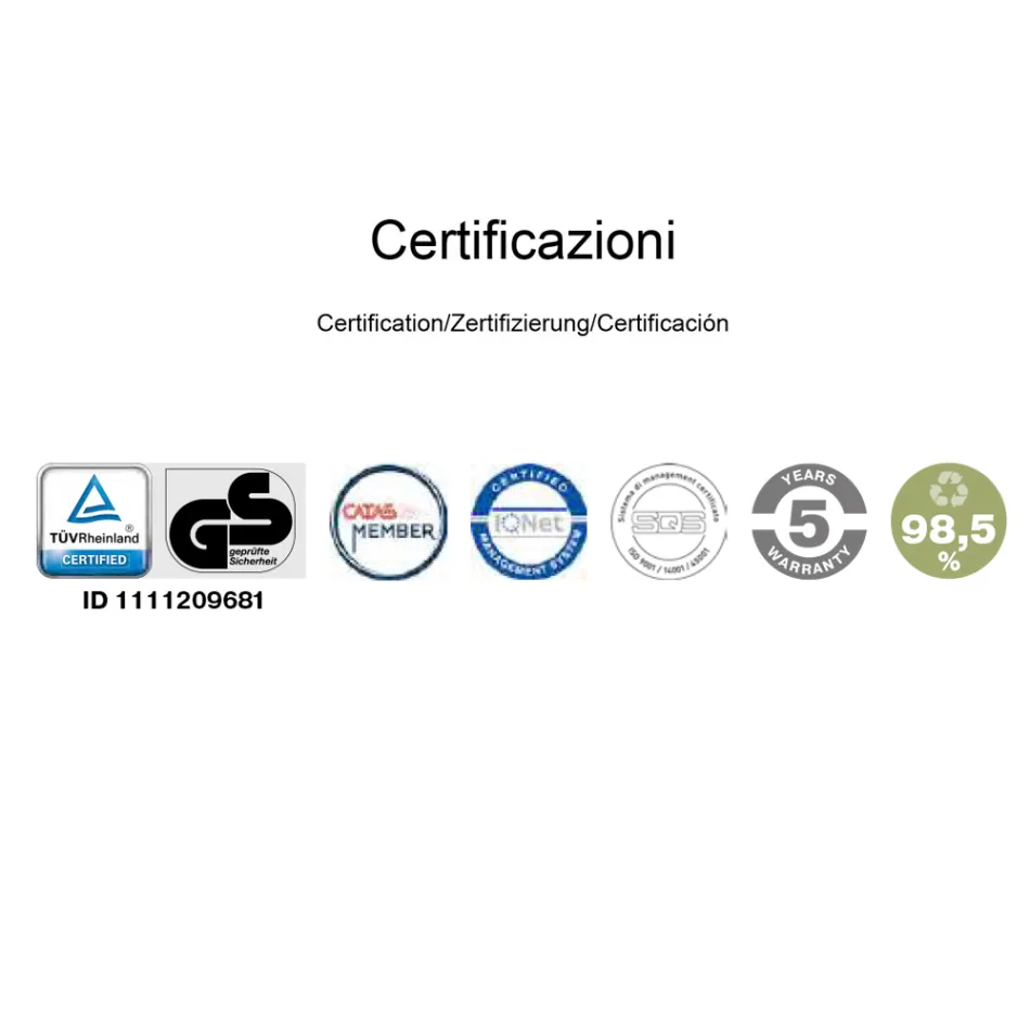 Fauteuil de bureau design ergonomique pivotant écologique avec appui-tête - Meliva Viadurini