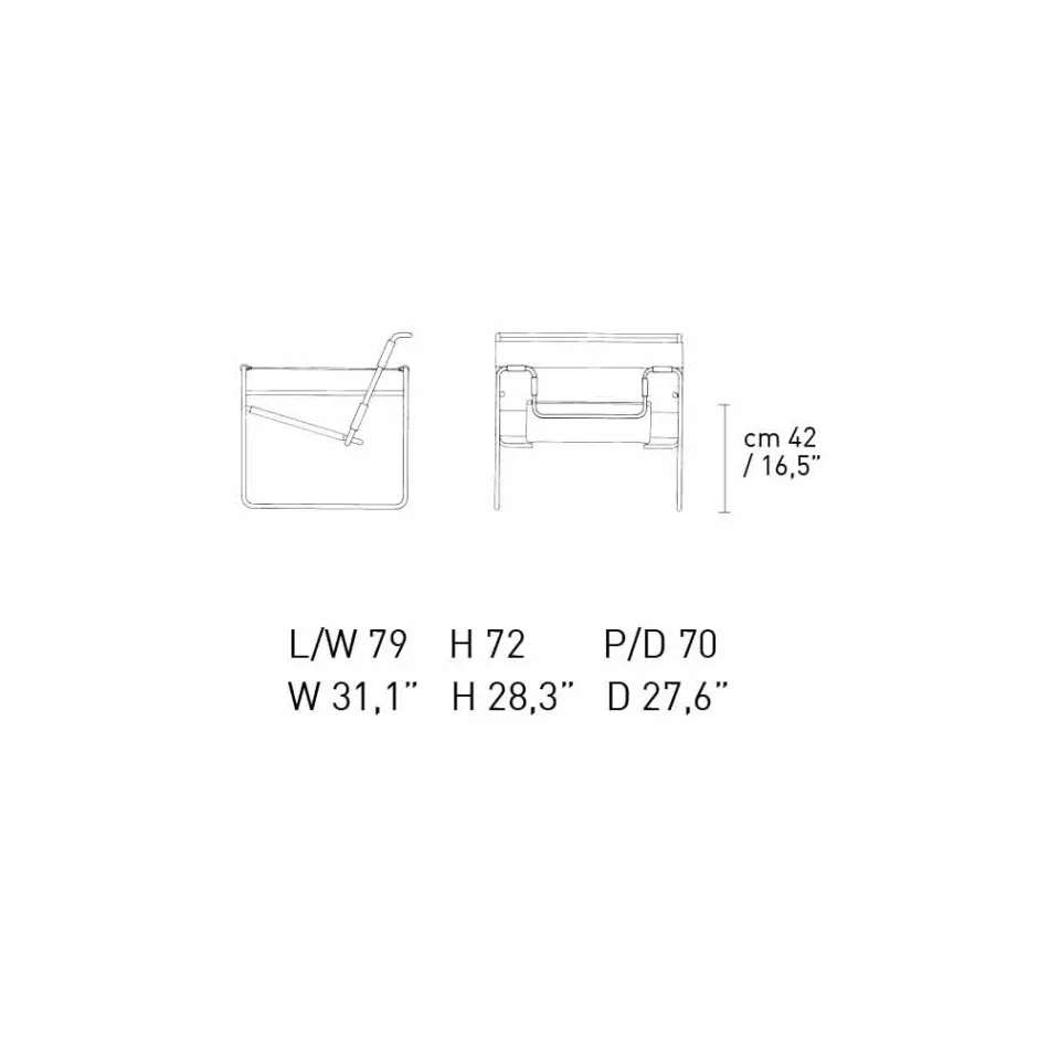 Fauteuil de bureau en cuir avec structure en acier chromé Made in Italy - Cefeo Viadurini