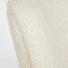 Fauteuil VIntage en Hévéa et Effet Laine Assise et Accoudoirs - Patrizia Viadurini