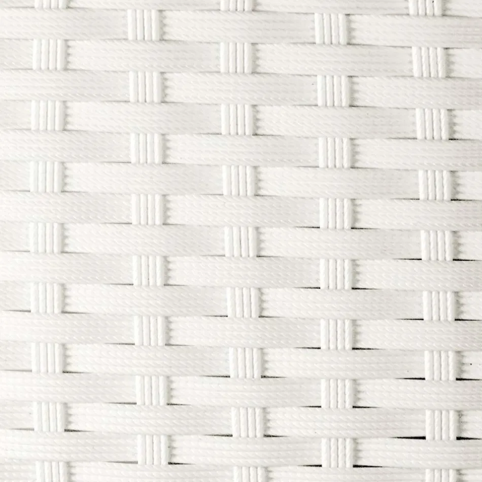 Chaise d'extérieur empilable en aluminium recouvert de rotin - Bruma Viadurini