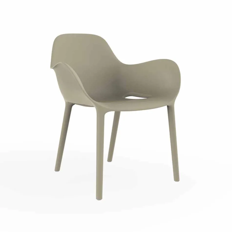 Fauteuil d'extérieur Sabinas Vondom, polypropylène et fibre de verre Viadurini