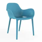 Fauteuil d'extérieur Sabinas Vondom, polypropylène et fibre de verre Viadurini