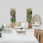 Chaise de jardin en aluminium et corde tressée - Asteria Viadurini