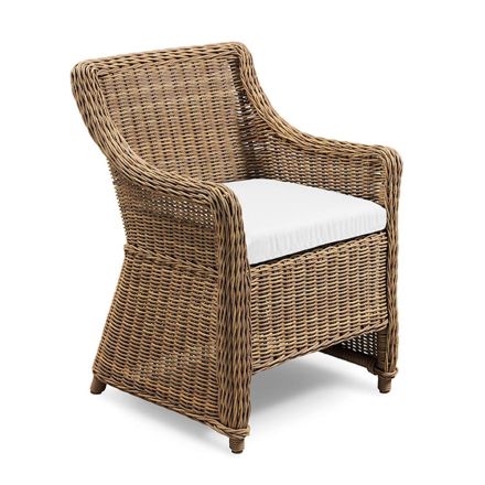 Fauteuil de jardin en tissage de fibres synthétiques Made in Italy - Tillie Viadurini
