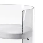 Fauteuil élégant en plexiglas transparent fabriqué en Italie - Rachele Viadurini