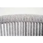 Fauteuil de jardin empilable en aluminium et tissu - Smart By Varaschin Viadurini