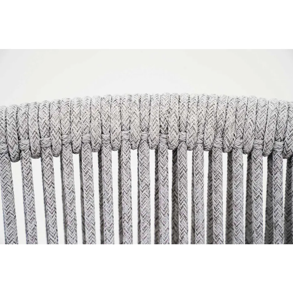 Fauteuil de jardin empilable en aluminium et tissu - Smart By Varaschin Viadurini