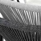 Fauteuil de jardin empilable en aluminium et tissu - Smart By Varaschin Viadurini