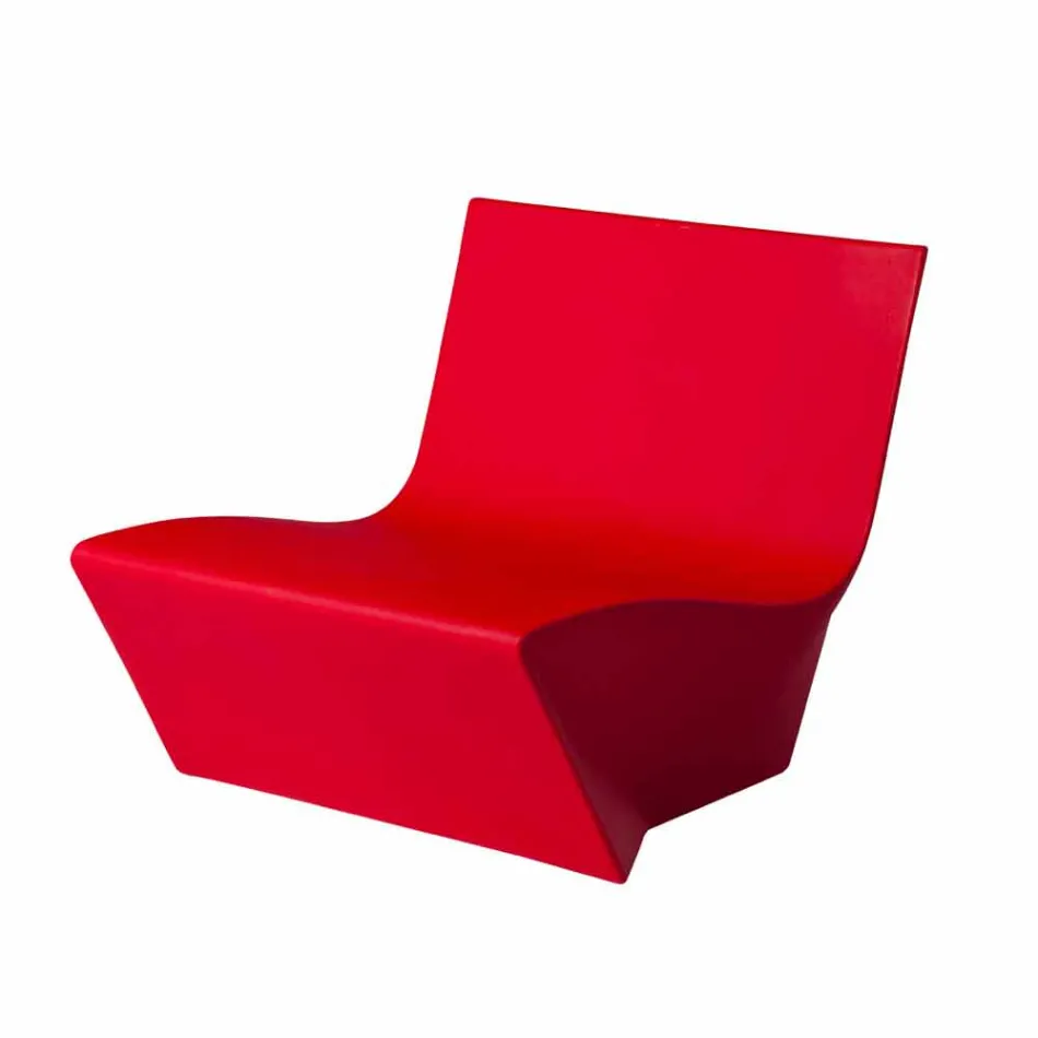 Fauteuil lounge design Slide Kami Coloré Ichi fabriqué en Italie Viadurini