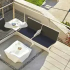 Fauteuil lounge design Slide Kami Coloré Ichi fabriqué en Italie Viadurini