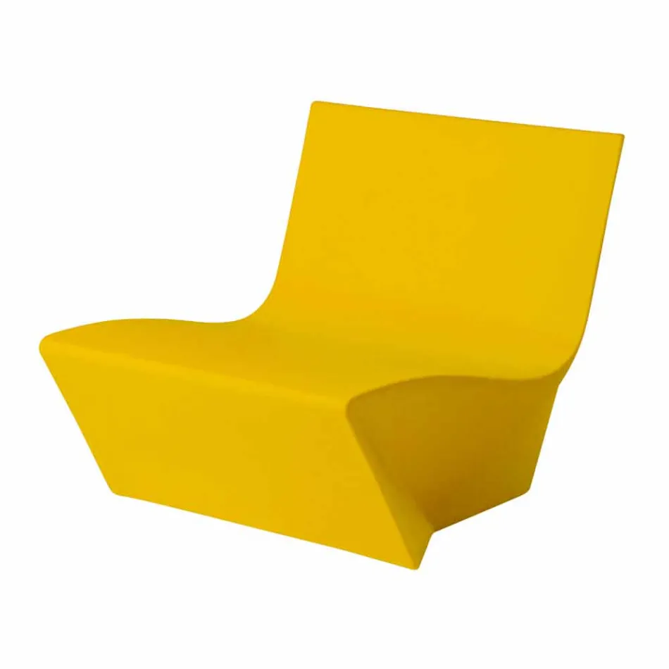 Fauteuil lounge design Slide Kami Coloré Ichi fabriqué en Italie Viadurini