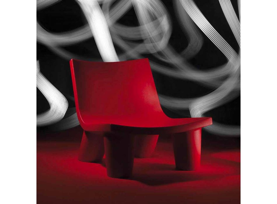 Chaise longue coulissante design Low Lita colorée fabriquée en Italie Viadurini
