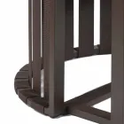 Fauteuil de salle à manger d'extérieur en aluminium et cordes design de luxe - Julie Viadurini