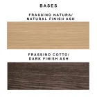 Fauteuil de Salle à Manger Design en Tissu Coloré et Frêne - Duchesse Viadurini