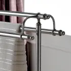 Porte-serviettes de sol en laiton style vintage fabriqué en Italie - Umaima Viadurini