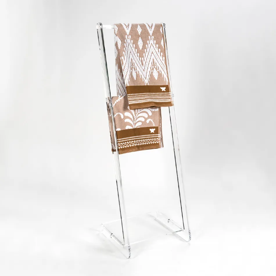 Porte-serviettes en plexiglas PMMA fabriqué en Italie - Tarzan Viadurini