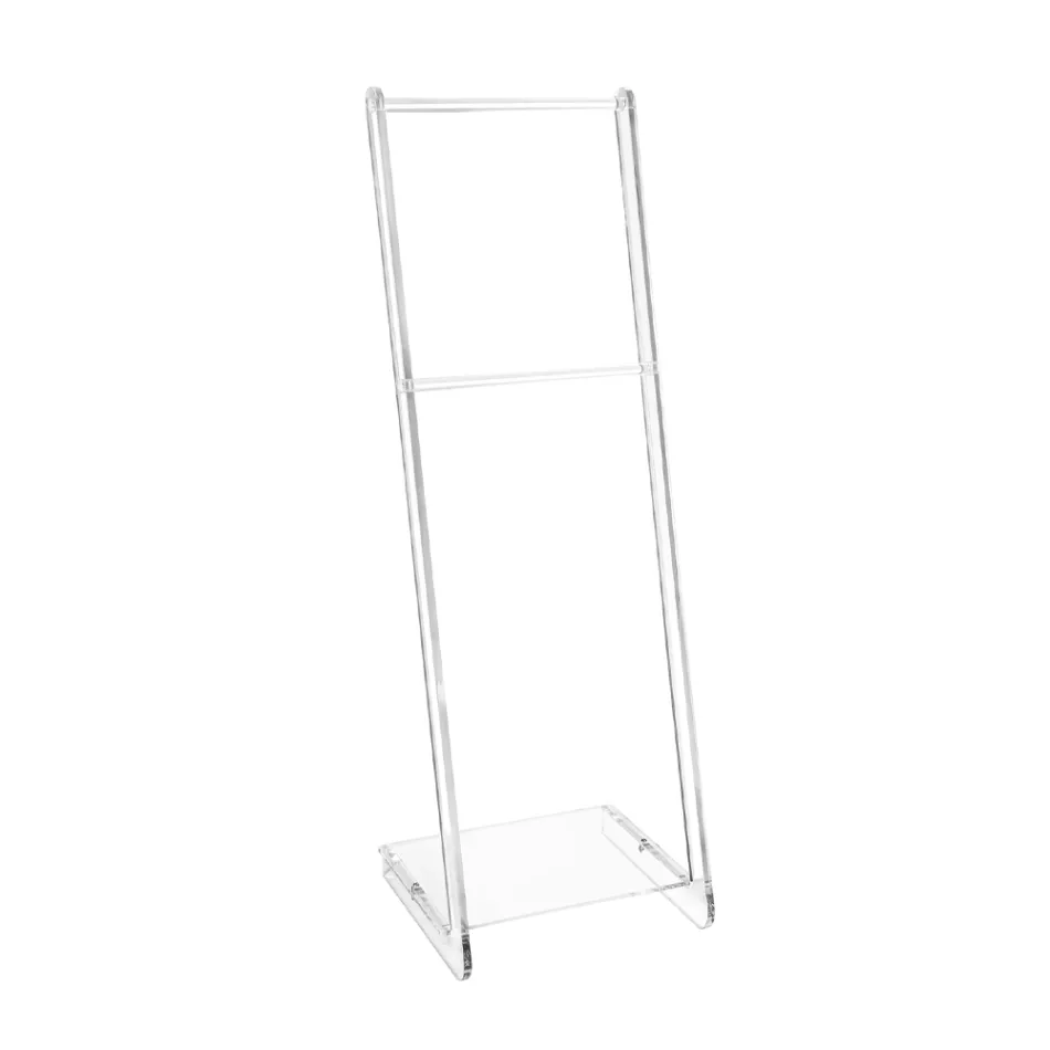 Porte-serviettes en plexiglas PMMA fabriqué en Italie - Tarzan Viadurini