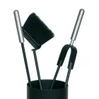 Porte-outils avec 3 outils d'entretien de cheminée Made in Italy - Cuscus Viadurini