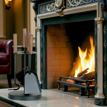 Porte-outils avec 3 outils en métal de différentes finitions fabriqué en Italie - Darbuka Viadurini