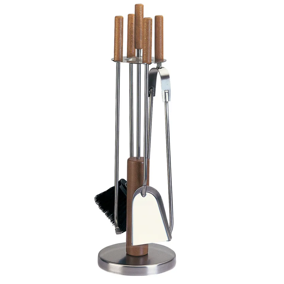 Porte-outils avec 4 accessoires en métal ou en acier Made in Italy - Papaya Viadurini