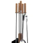 Porte-outils avec 4 accessoires en métal ou en acier Made in Italy - Papaya Viadurini