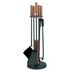 Porte-outils avec 4 accessoires en métal ou en acier Made in Italy - Papaya Viadurini