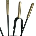 Porte-outils avec 4 outils d'entretien de cheminée fabriqués en Italie - Fakir Viadurini