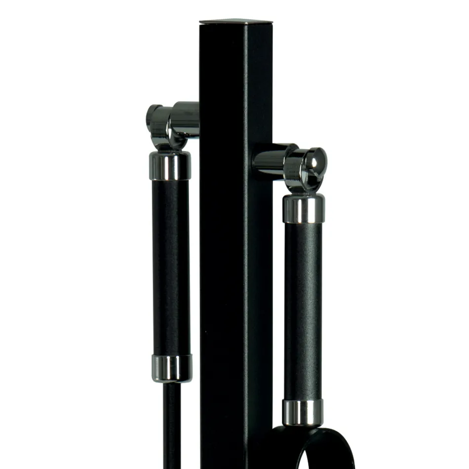 Porte-outils avec crochet et pince en métal ou en acier fabriqué en Italie - Samovar Viadurini