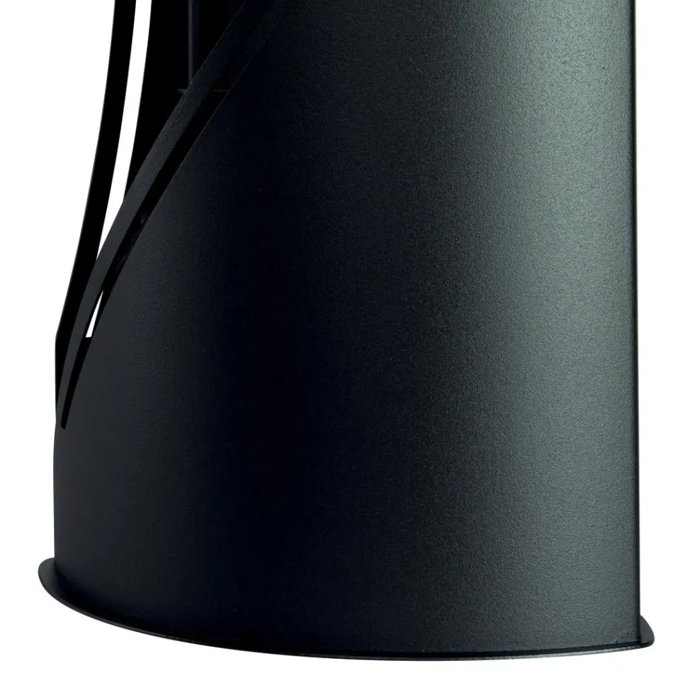 Porte-outils fixe avec 3 outils de cheminée fabriqués en Italie - Turban Viadurini