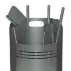 Porte-outils fixe avec 4 outils pour la cheminée Made in Italy - Bonsai Viadurini