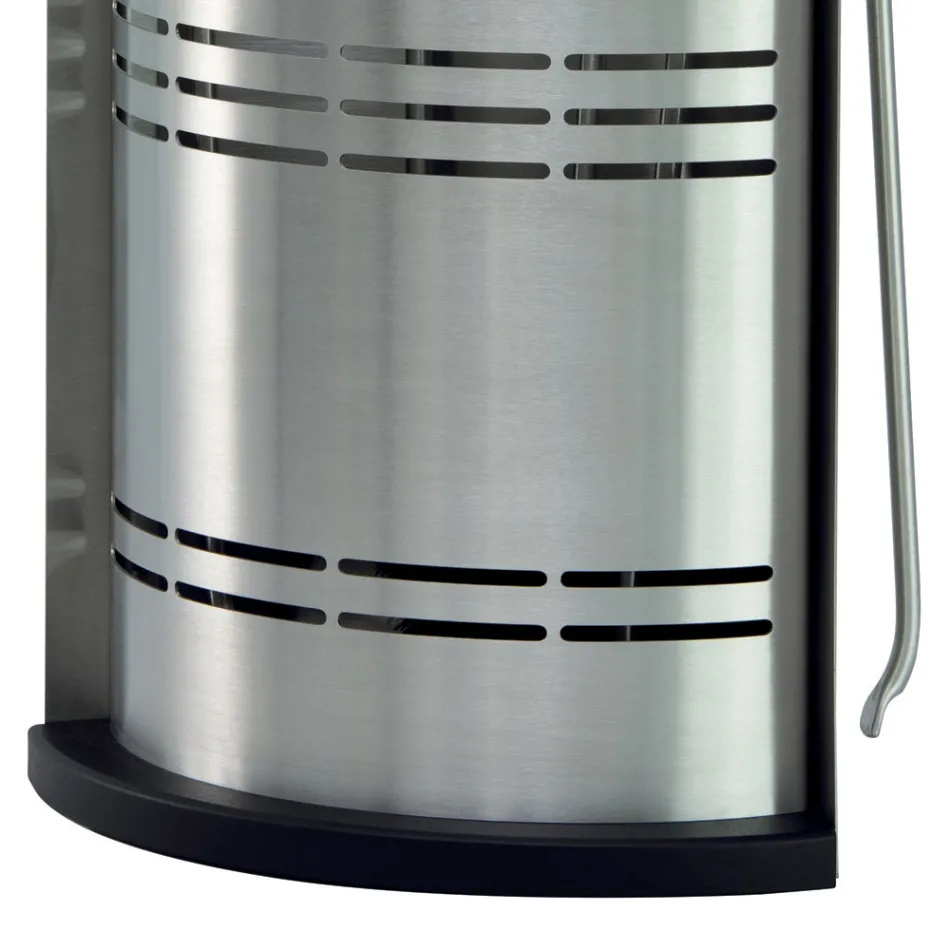 Porte-outils fixe avec 4 outils pour la cheminée Made in Italy - Bonsai Viadurini