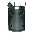 Porte-outils fixe avec 4 outils pour la cheminée Made in Italy - Bonsai Viadurini