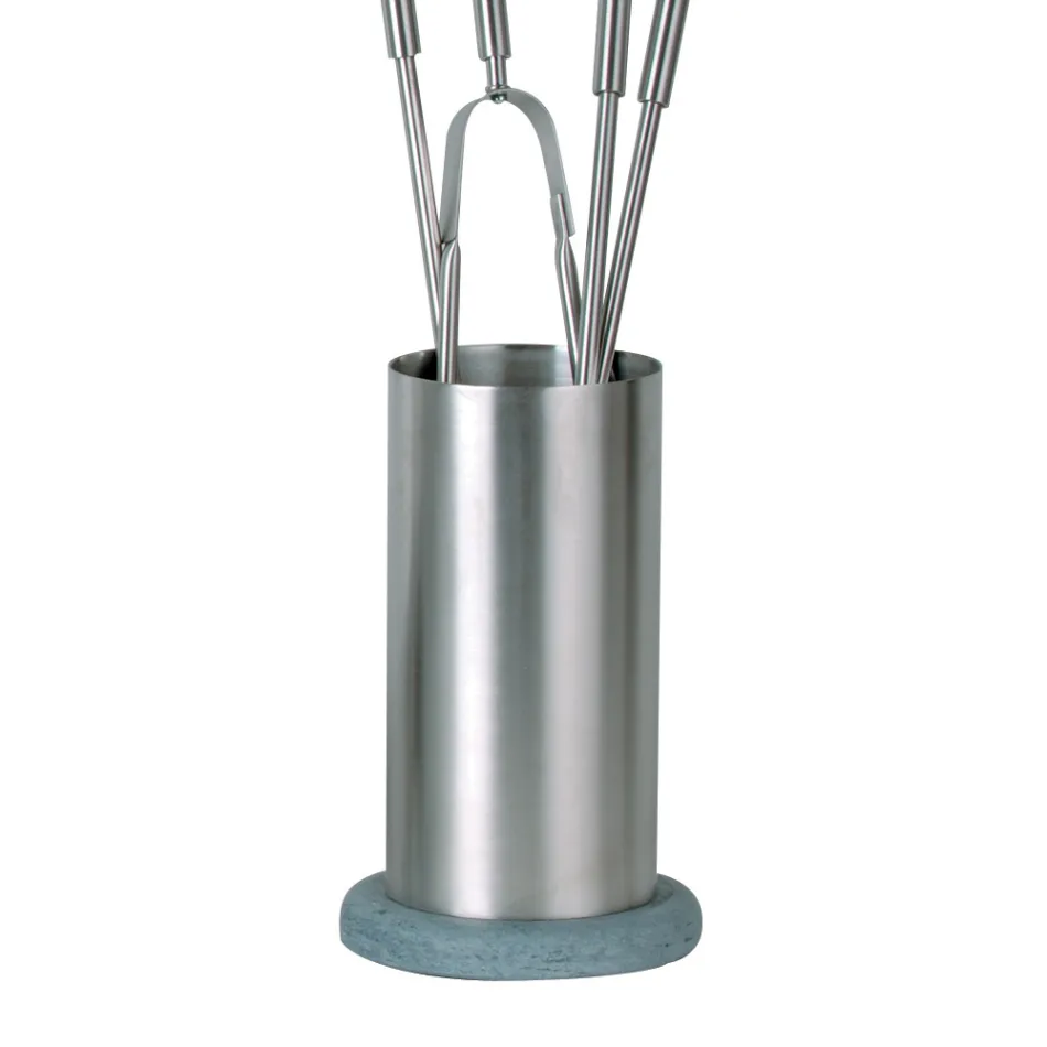 Porte-outils en acier inoxydable avec 4 accessoires fabriqués en Italie - Sac à dos Viadurini