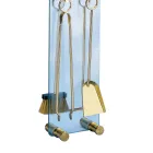 Porte-outils en cristal trempé avec 4 accessoires fabriqués en Italie - Zèbre Viadurini